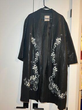 Antonio Marras Black Jacket with White Polka Dot Lining